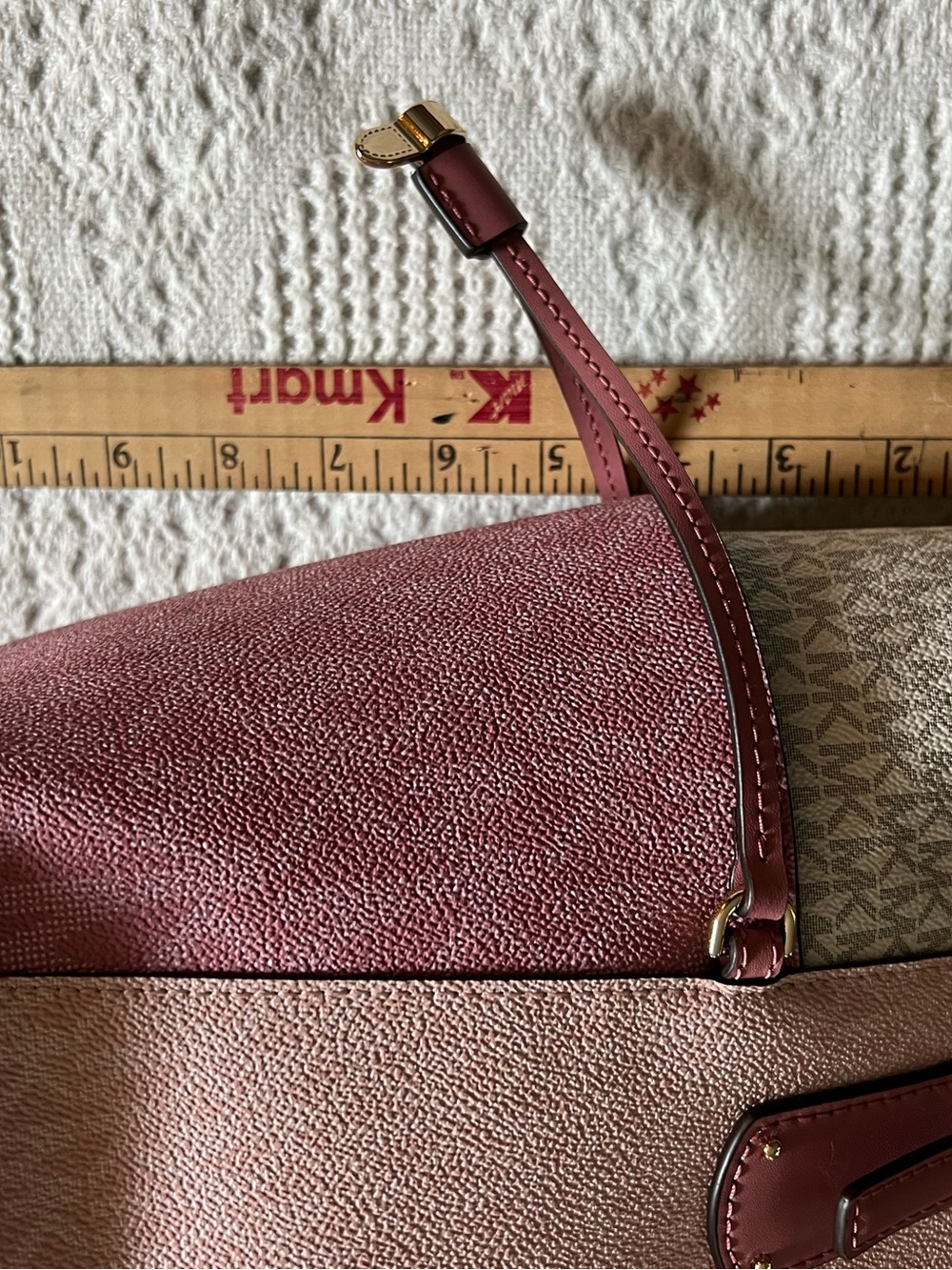 Michael Kors initial monogrammed shoulder bad - Picture 11 of 13